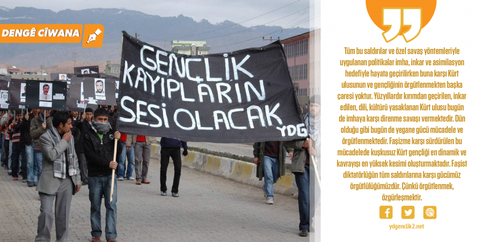 Kürt Gençliğine Yönelik Saldırılara Karşı Örgütlü Mücadeleyi Yükseltelim!
