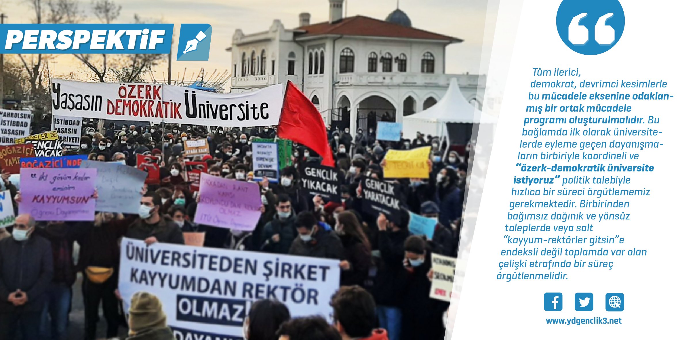 Özerk-Demokratik Üniversiteler Mücadelesini Yükseltelim!